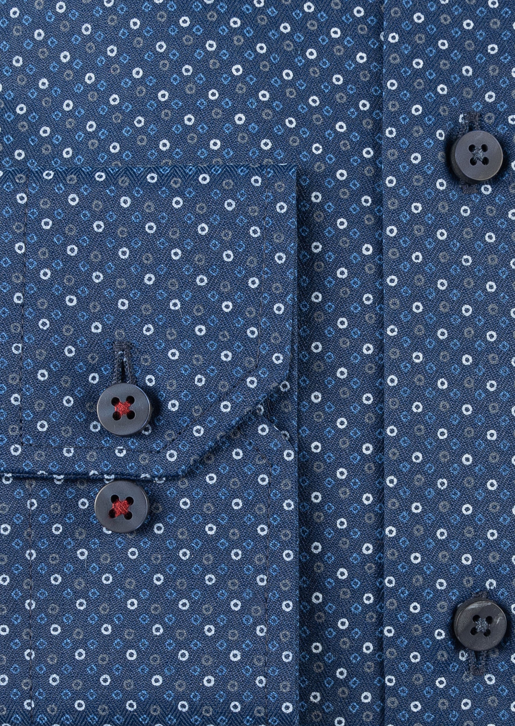 Navy - Blue Long Sleeve Shirt