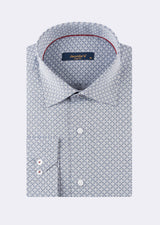 Grey - Navy Long Sleeve Shirt