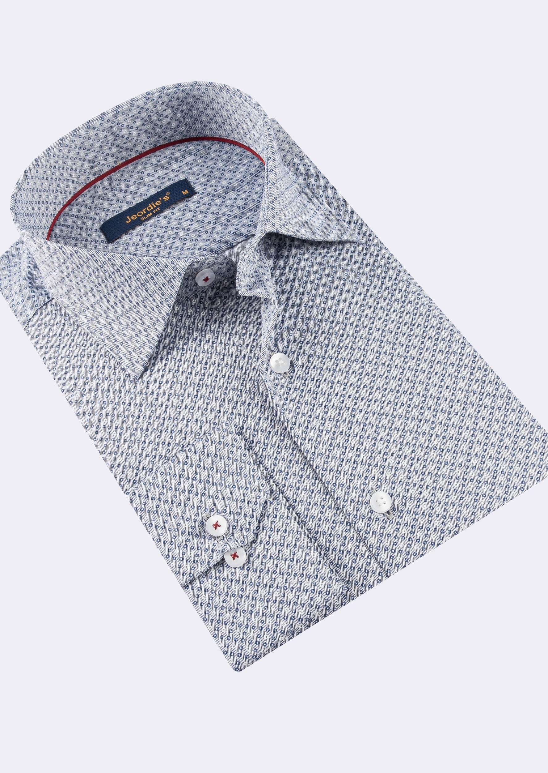 Grey - Navy Long Sleeve Shirt