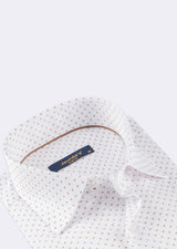 White - Brown Long Sleeve Shirt
