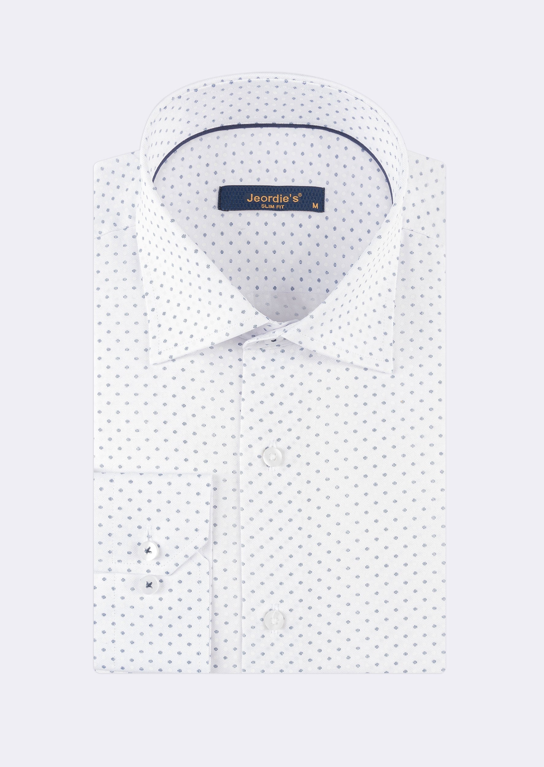 White - Navy Long Sleeve Shirt