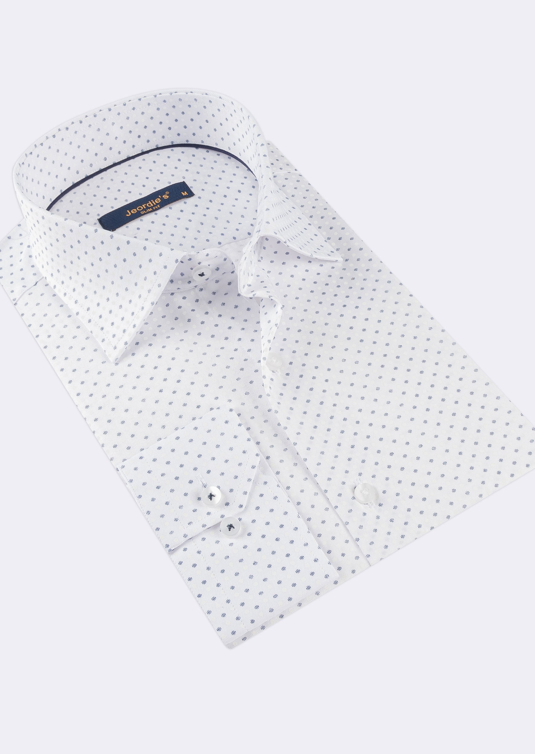 White - Navy Long Sleeve Shirt