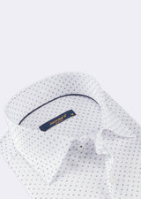 White - Navy Long Sleeve Shirt