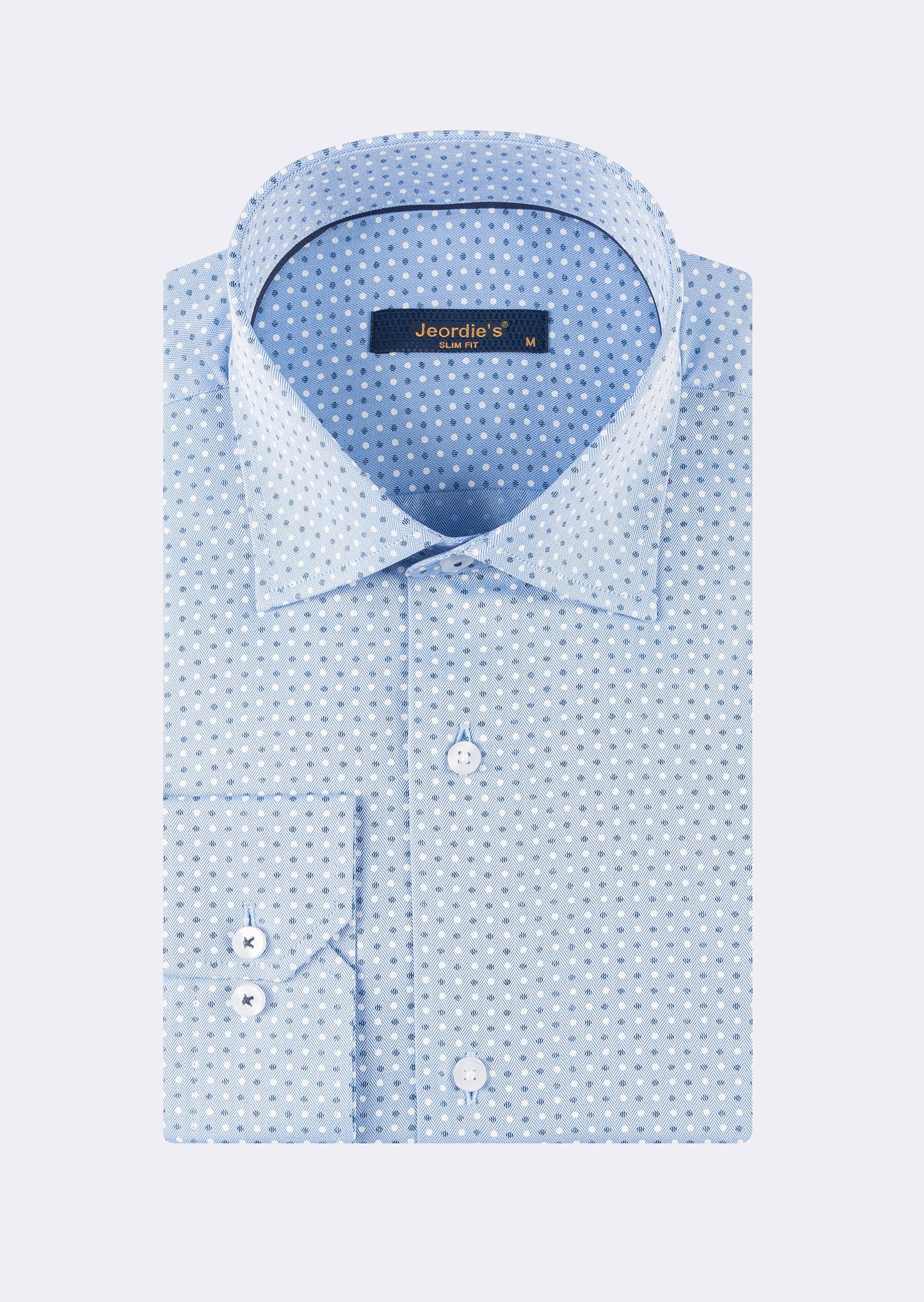 Blue - White Long Sleeve Shirt