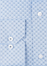 Blue - White Long Sleeve Shirt