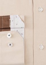 Beige Long Sleeve Shirt