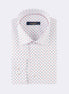 White - Burgundy Long Sleeve Shirt