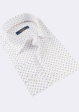 White - Brown Long Sleeve Shirt