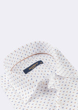 White - Brown Long Sleeve Shirt