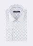 White - Navy Long Sleeve Shirt