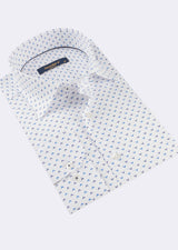 White - Navy Long Sleeve Shirt