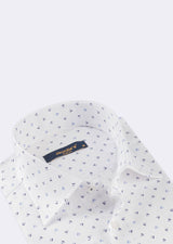 White - Navy Long Sleeve Shirt