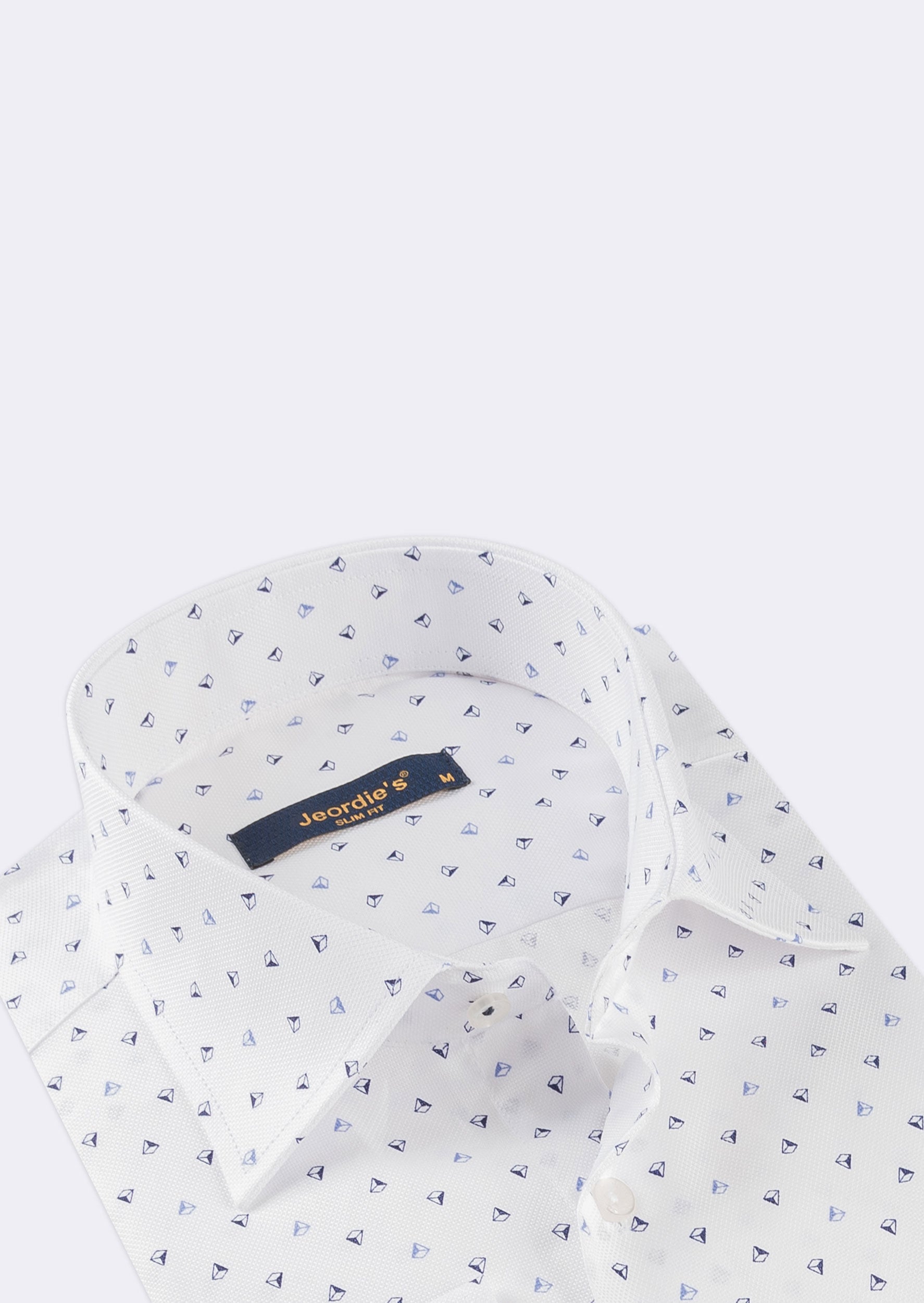 White - Navy Long Sleeve Shirt