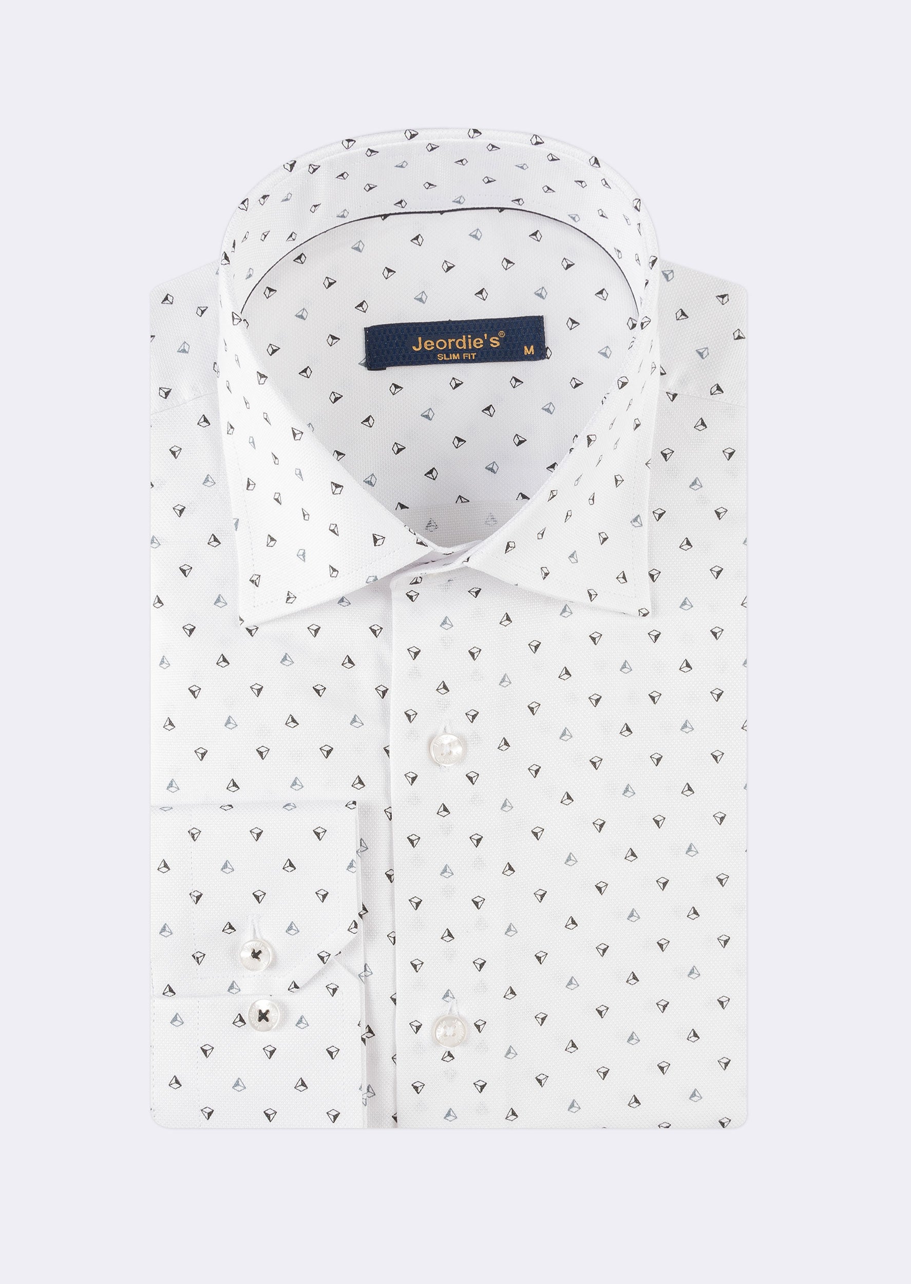 White - Black Long Sleeve Shirt