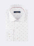 White - Burgundy Long Sleeve Shirt