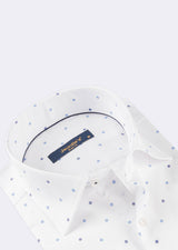 White - Navy Long Sleeve Shirt