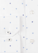White - Navy Long Sleeve Shirt