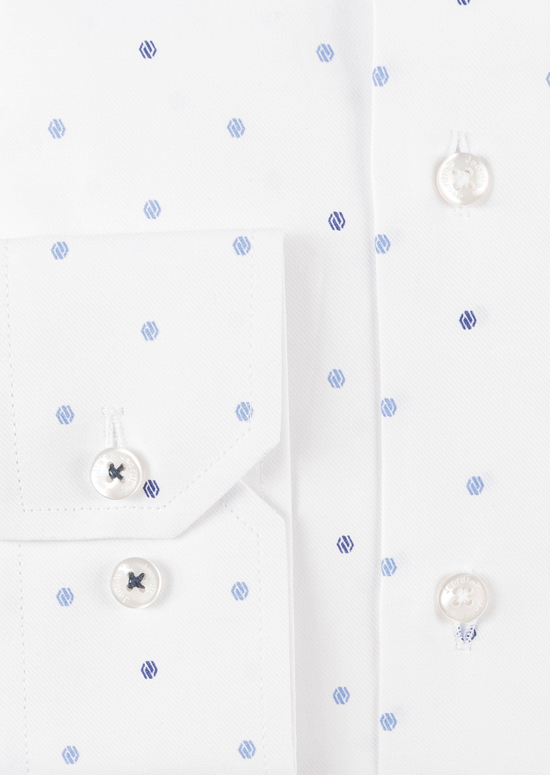 White - Navy Long Sleeve Shirt