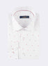 White - Burgundy Long Sleeve Shirt