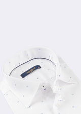 White - Navy Long Sleeve Shirt