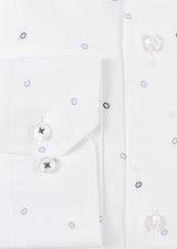 White - Navy Long Sleeve Shirt