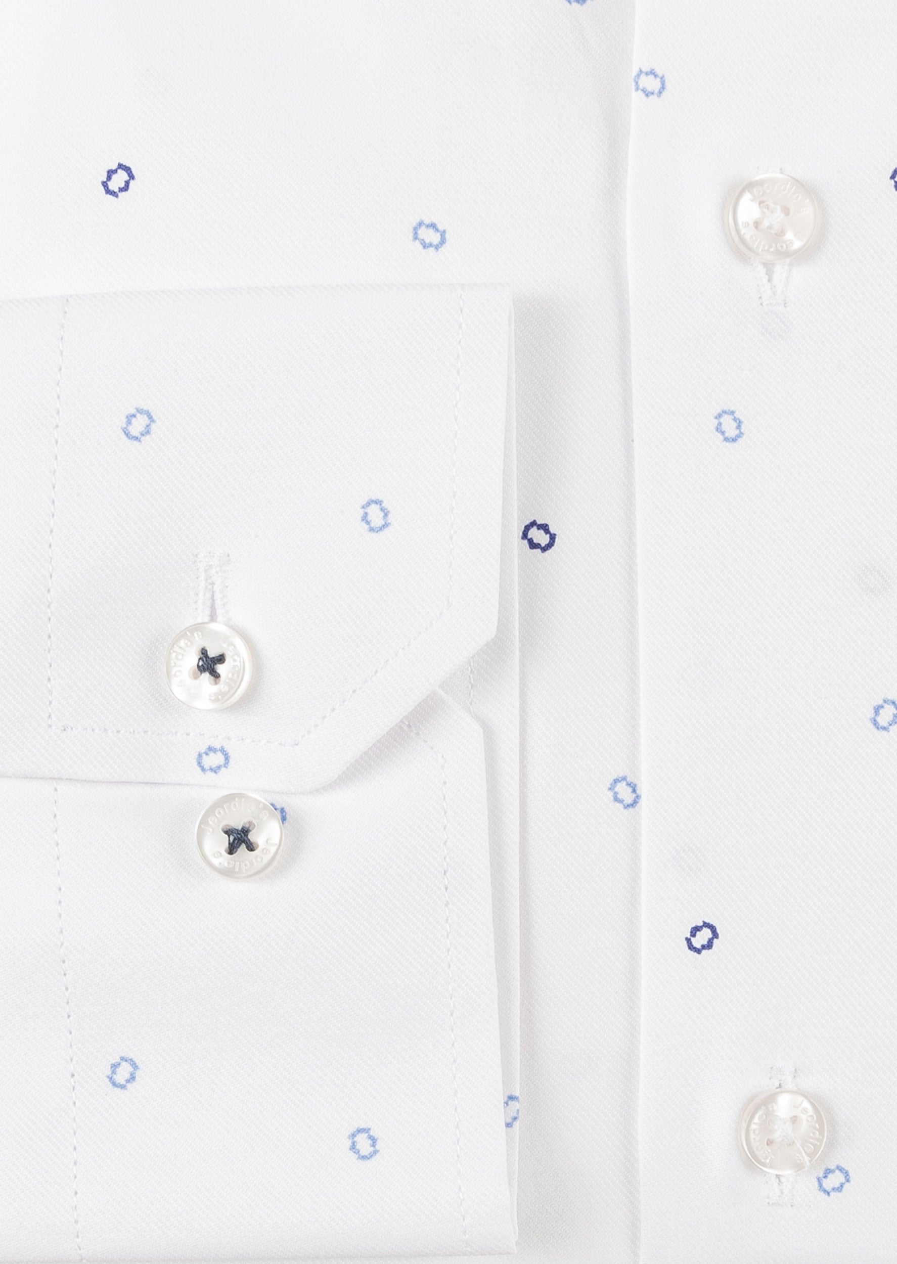 White - Navy Long Sleeve Shirt