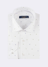 White - Green Long Sleeve Shirt