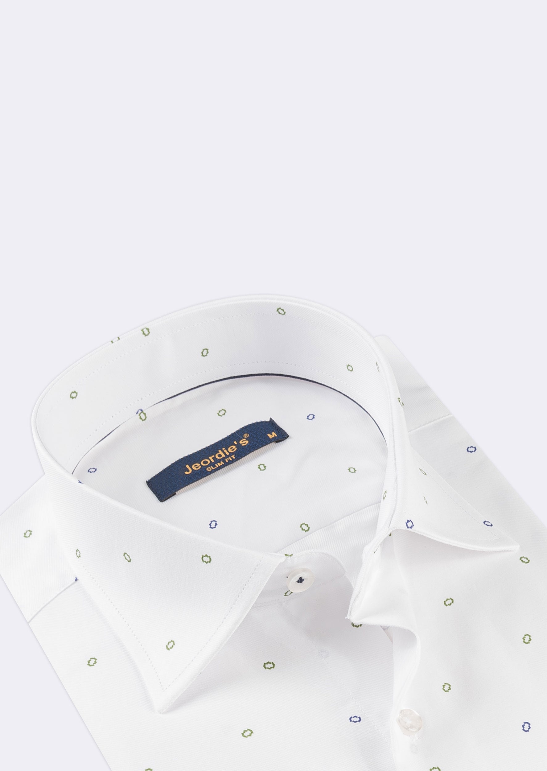 White - Green Long Sleeve Shirt