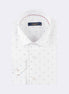 White - Burgundy Long Sleeve Shirt