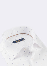 White - Brown Long Sleeve Shirt