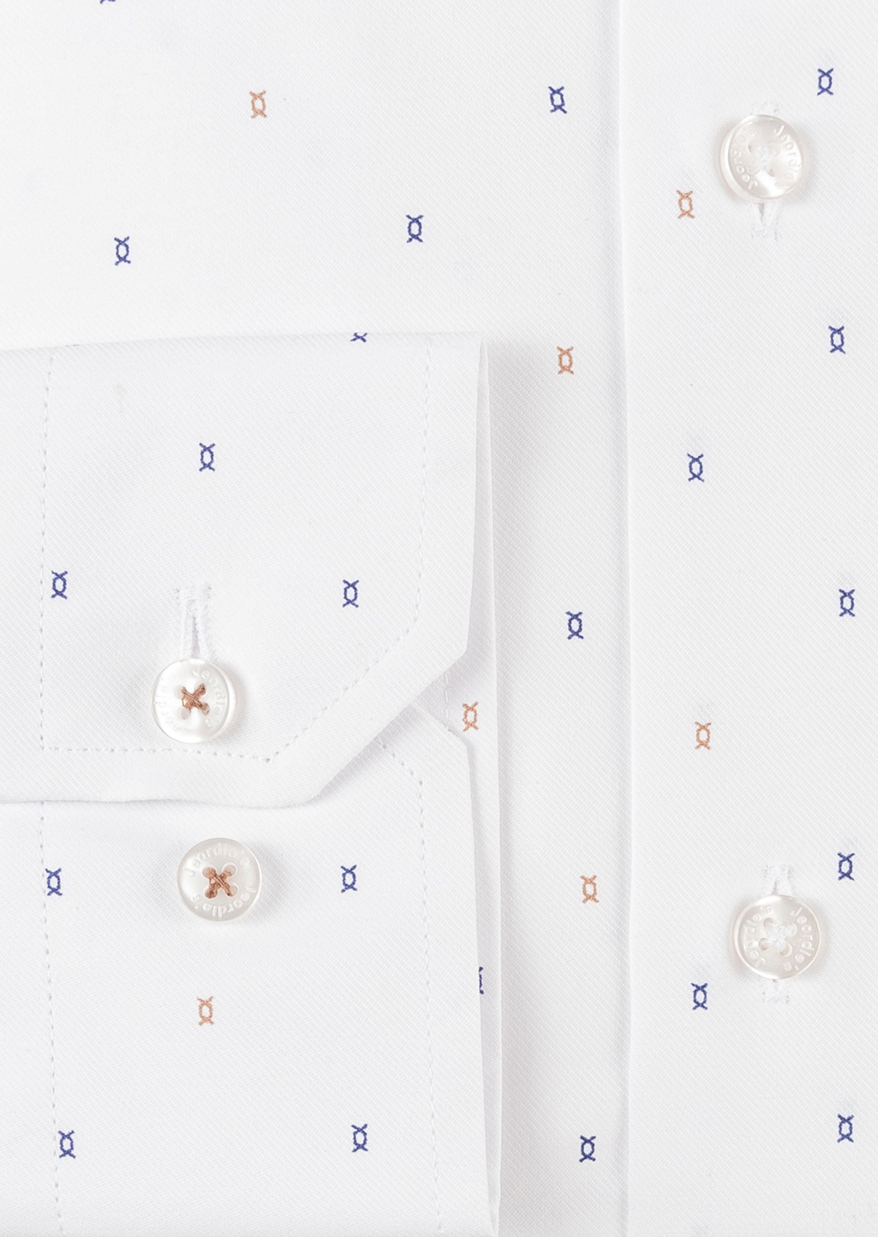 White - Brown Long Sleeve Shirt