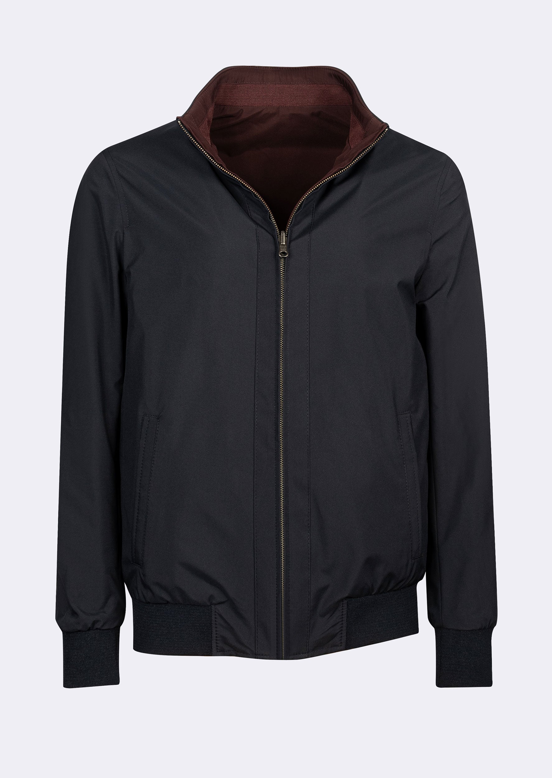 Navy - Burgundy Light Jacket