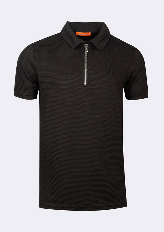 Black Polo T-Shirt