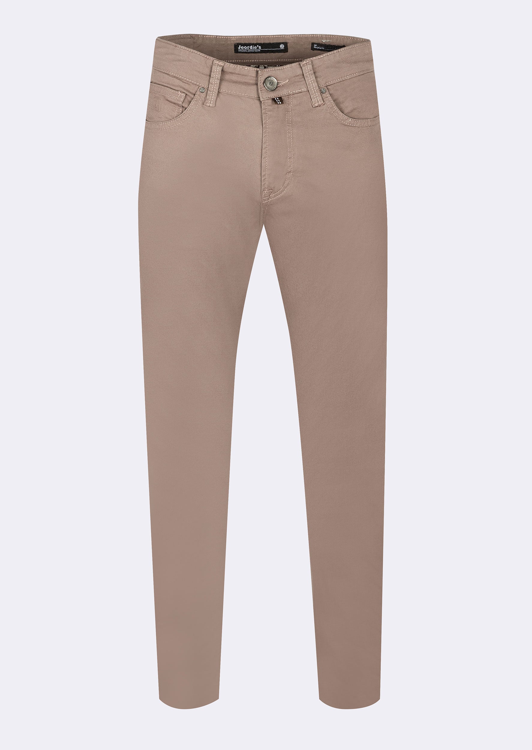 Beige 5-Pocket Trouser