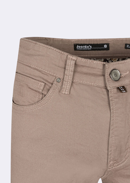 Beige 5-Pocket Trouser