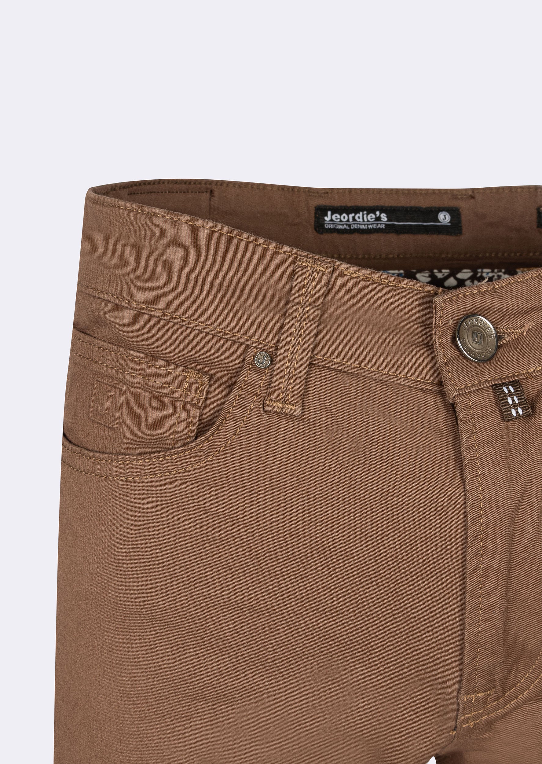 Taupe 5-Pocket Trouser