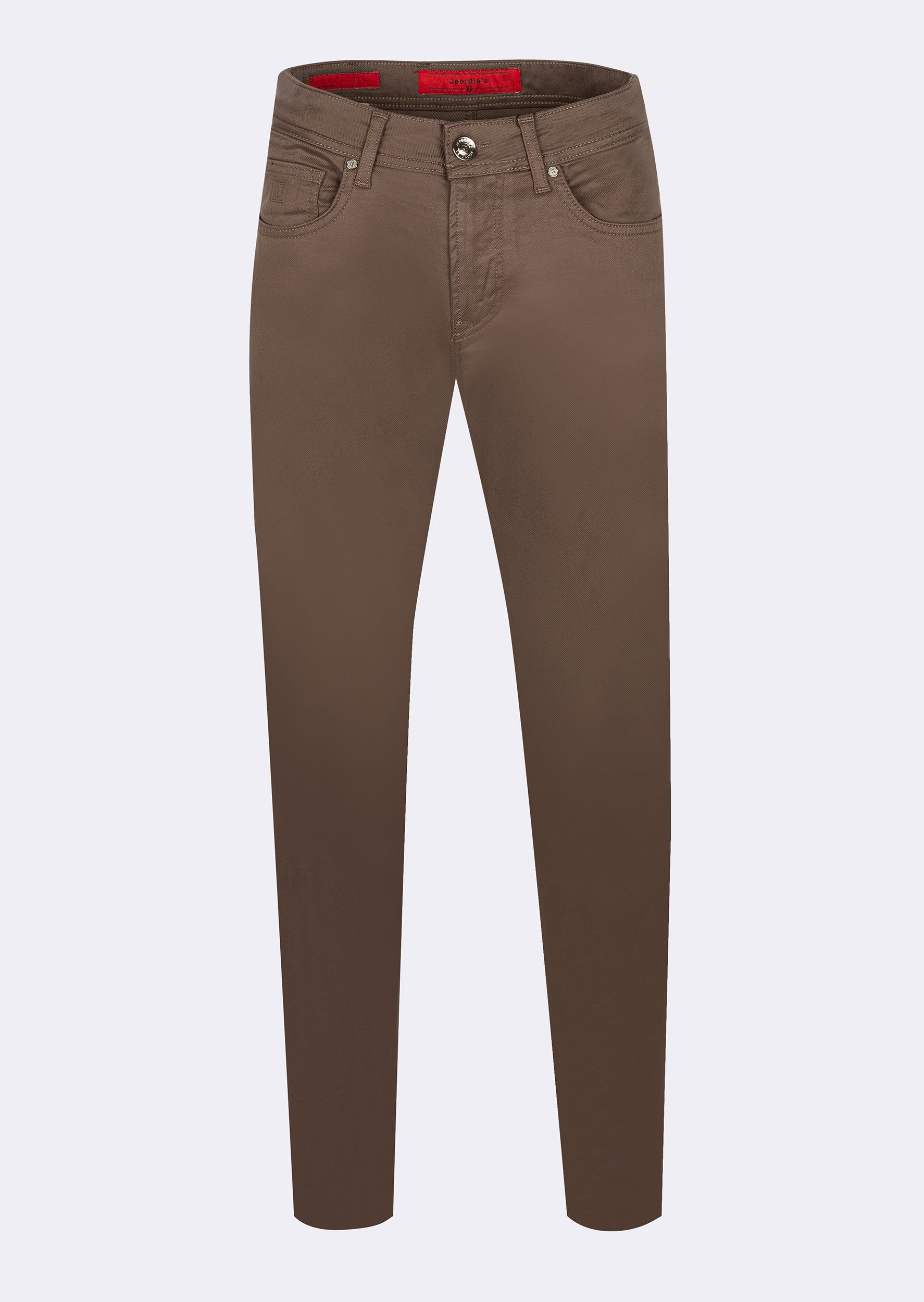 Beige 5-Pocket Trouser