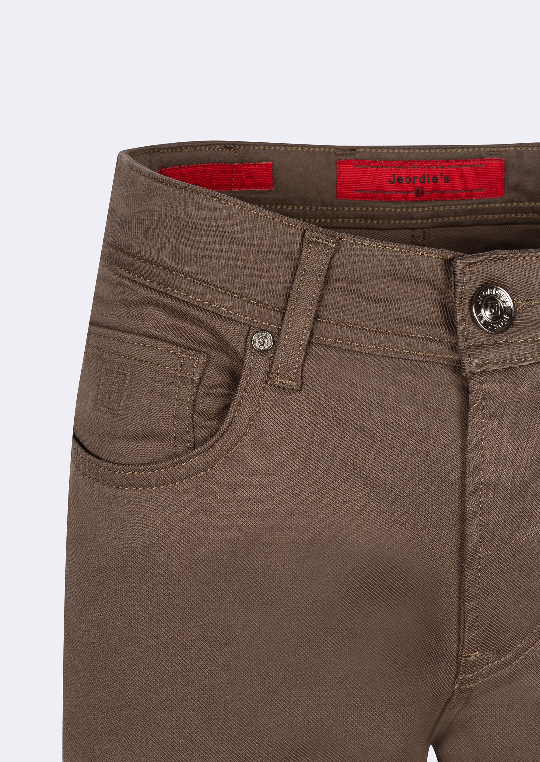 Beige 5-Pocket Trouser