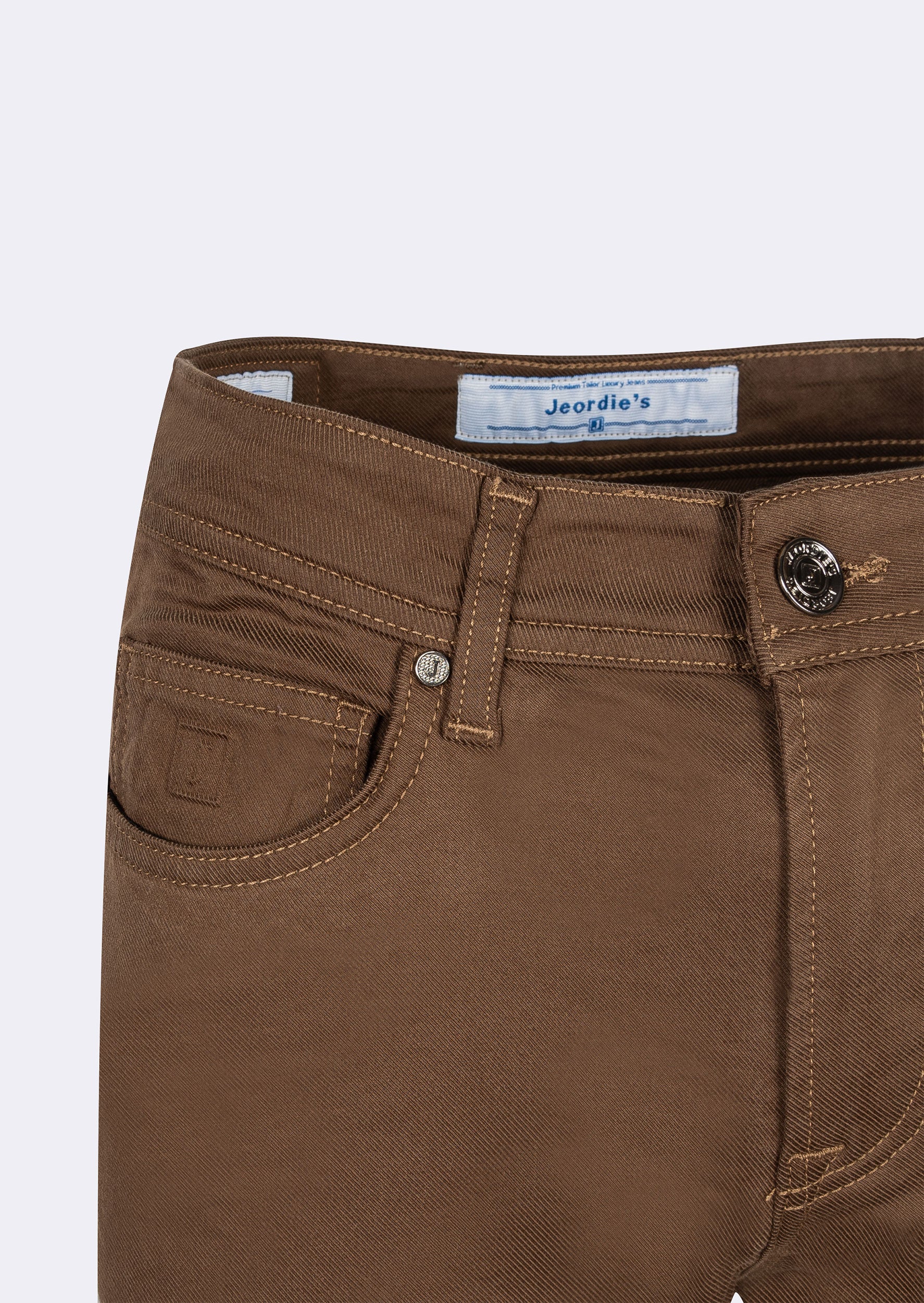 Dark Beige 5-Pocket Trouser