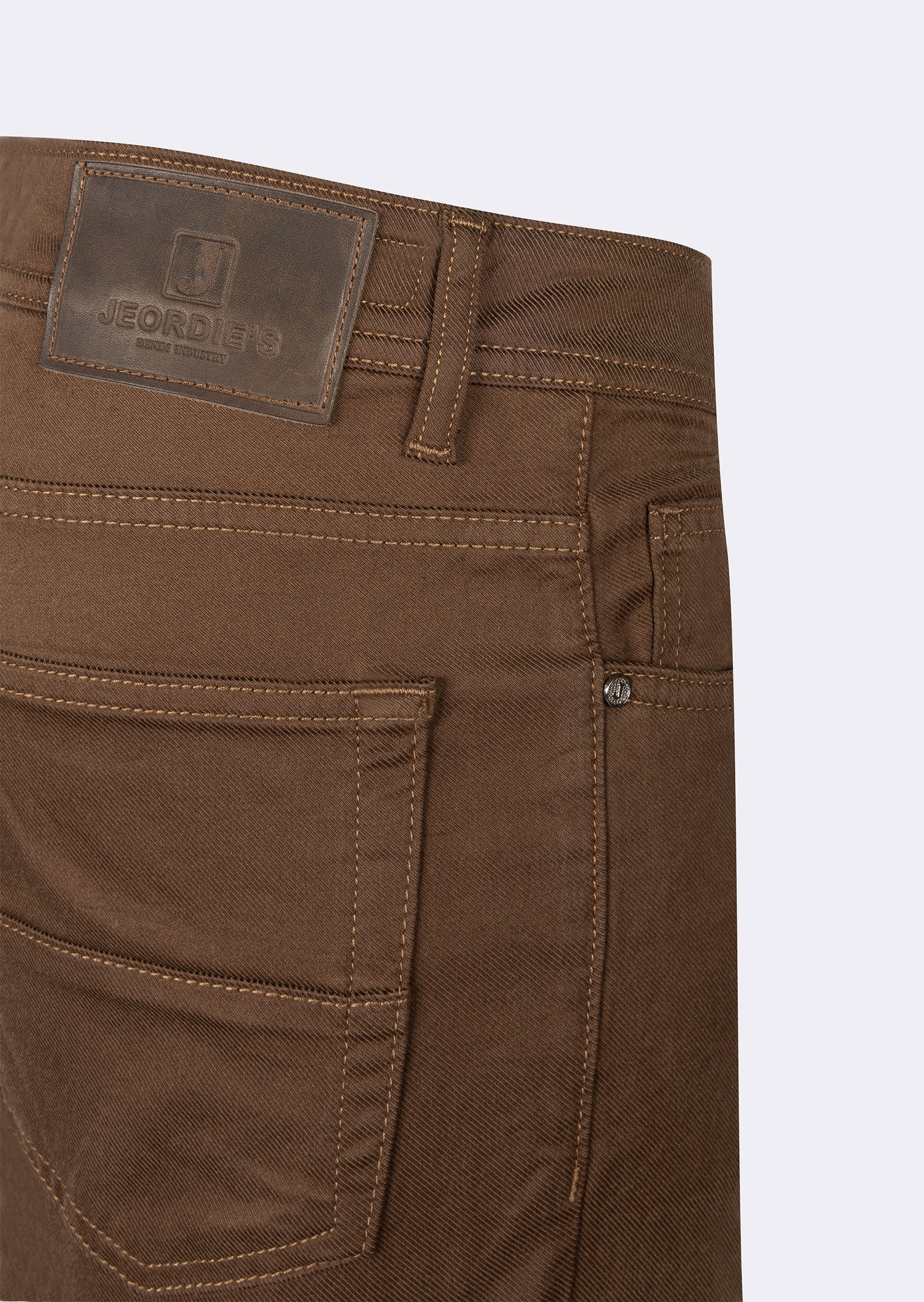 Dark Beige 5-Pocket Trouser