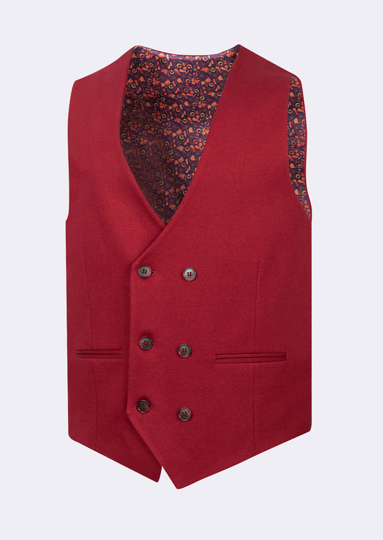 Burgundy Waistcoat