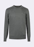 Dark Grey Melange Knitwear