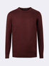 Dark Burgundy Melange Knitwear