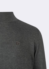 Dark Grey Melange Knitwear