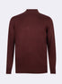 Dark Burgundy Melange Knitwear