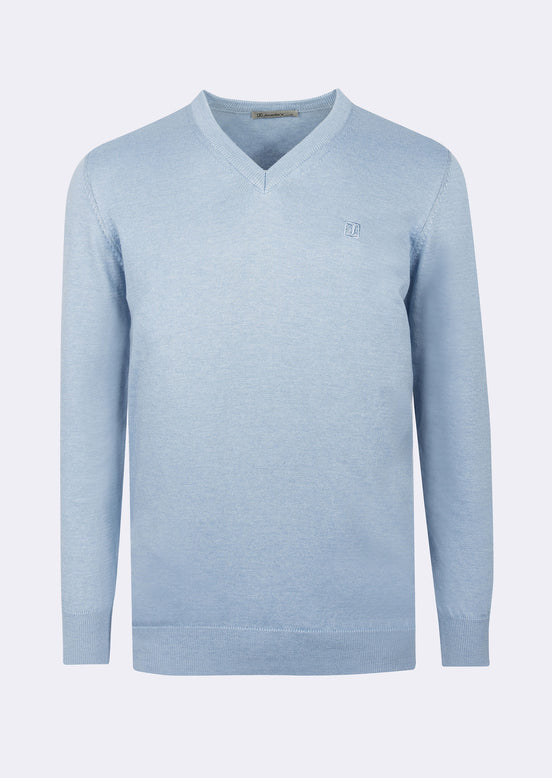 Melange Blue Knitwear
