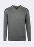 Dark Grey Melange Knitwear