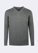Dark Grey Melange Knitwear