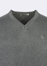 Dark Grey Melange Knitwear
