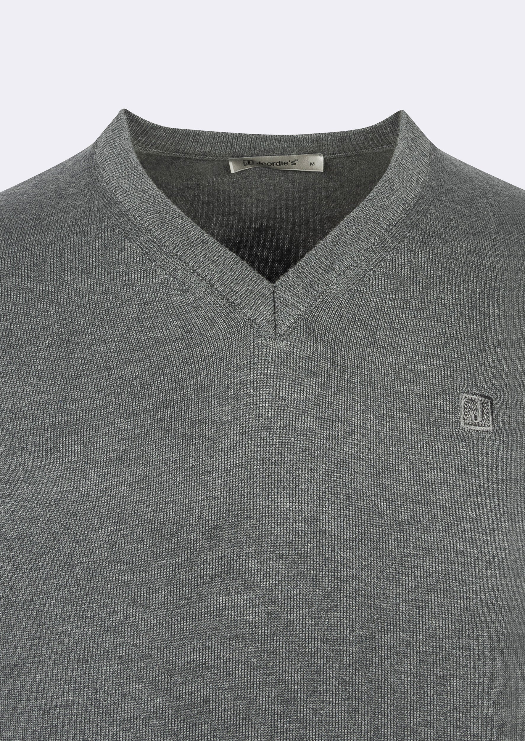 Dark Grey Melange Knitwear